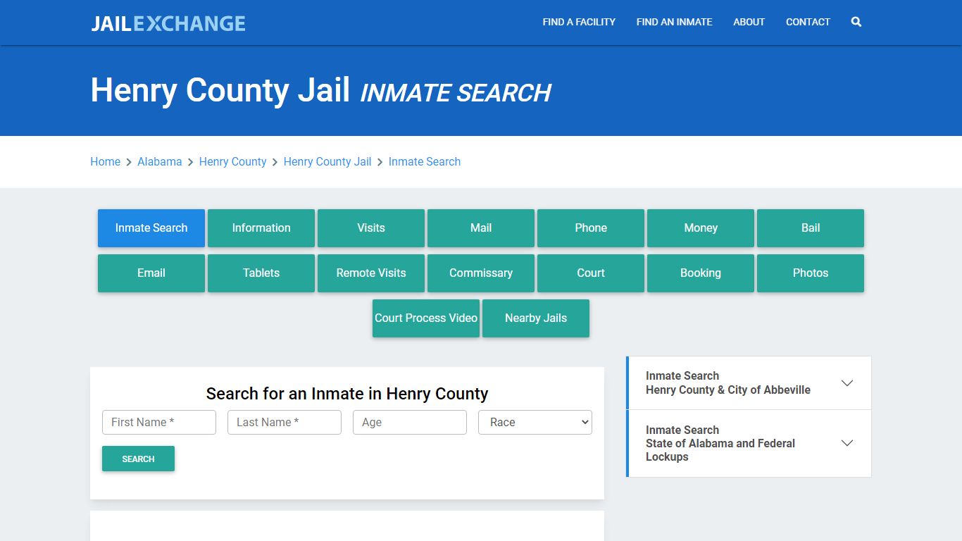 Henry County Jail, AL Inmate Search: Roster & Mugshots