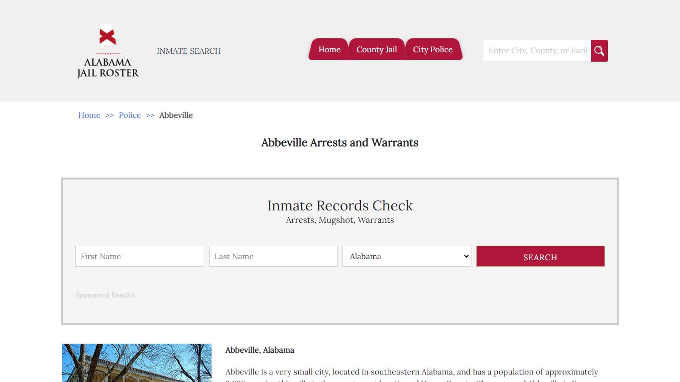 Abbeville Arrests and Warrants | Alabama Jail Inmate Search